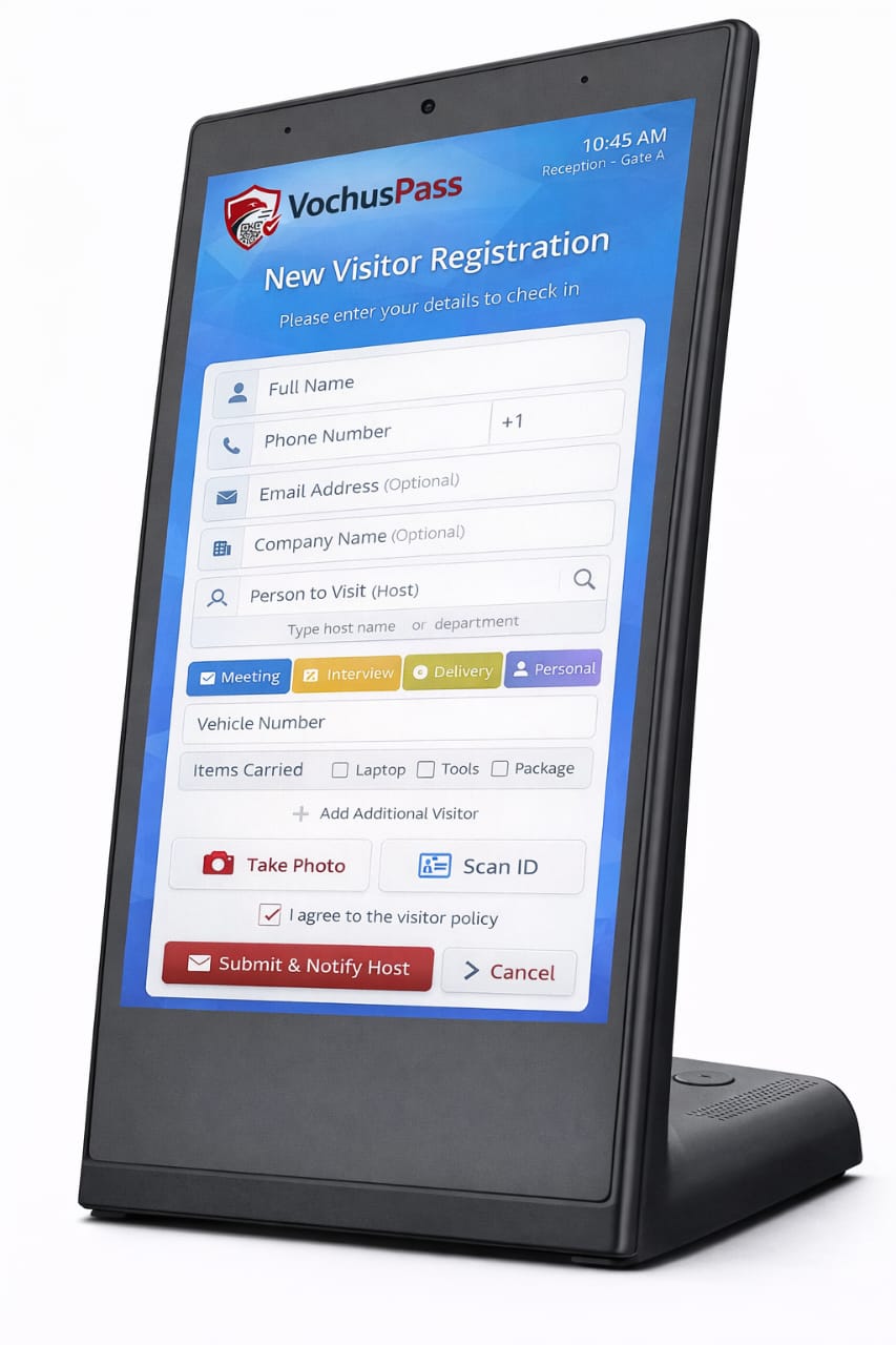 VochusPass Kiosk
